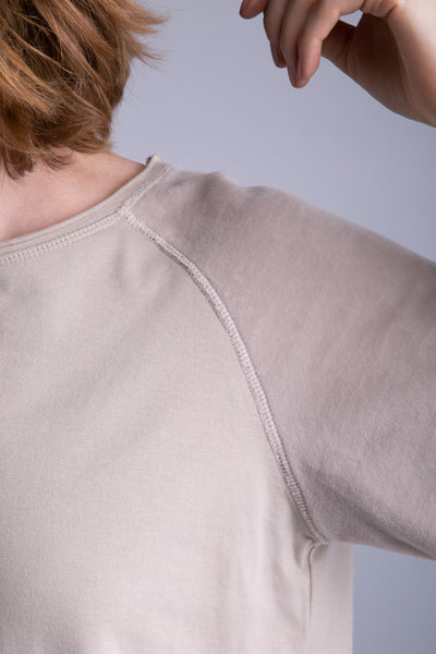 Layered shirt for women, long sleeves | Beige