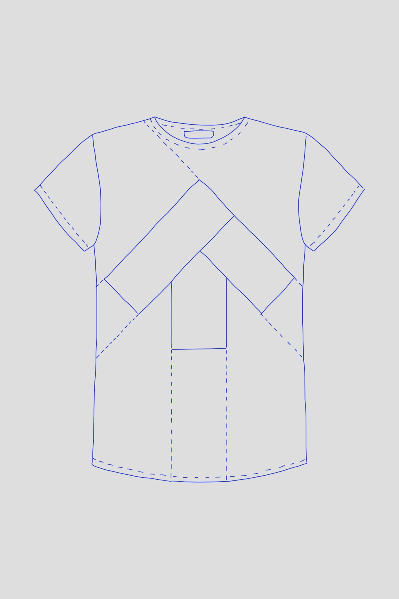 Up-shirt for men, arrow motif | Locally upcycled - Reet Aus